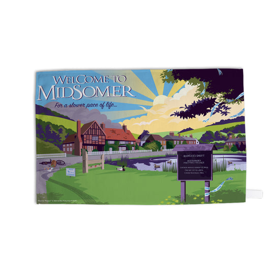 Welcome to Midsomer Tea Towel