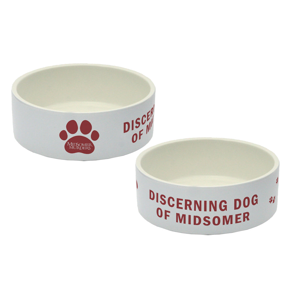 Discerning Dog – Ceramic Dog Bowl (18cm)