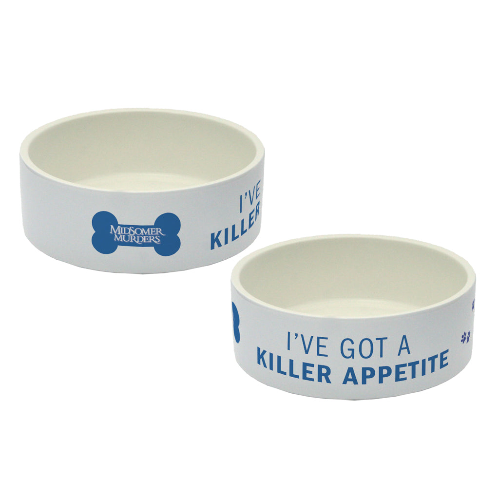 Killer Appetite – Ceramic Dog Bowl (18cm)