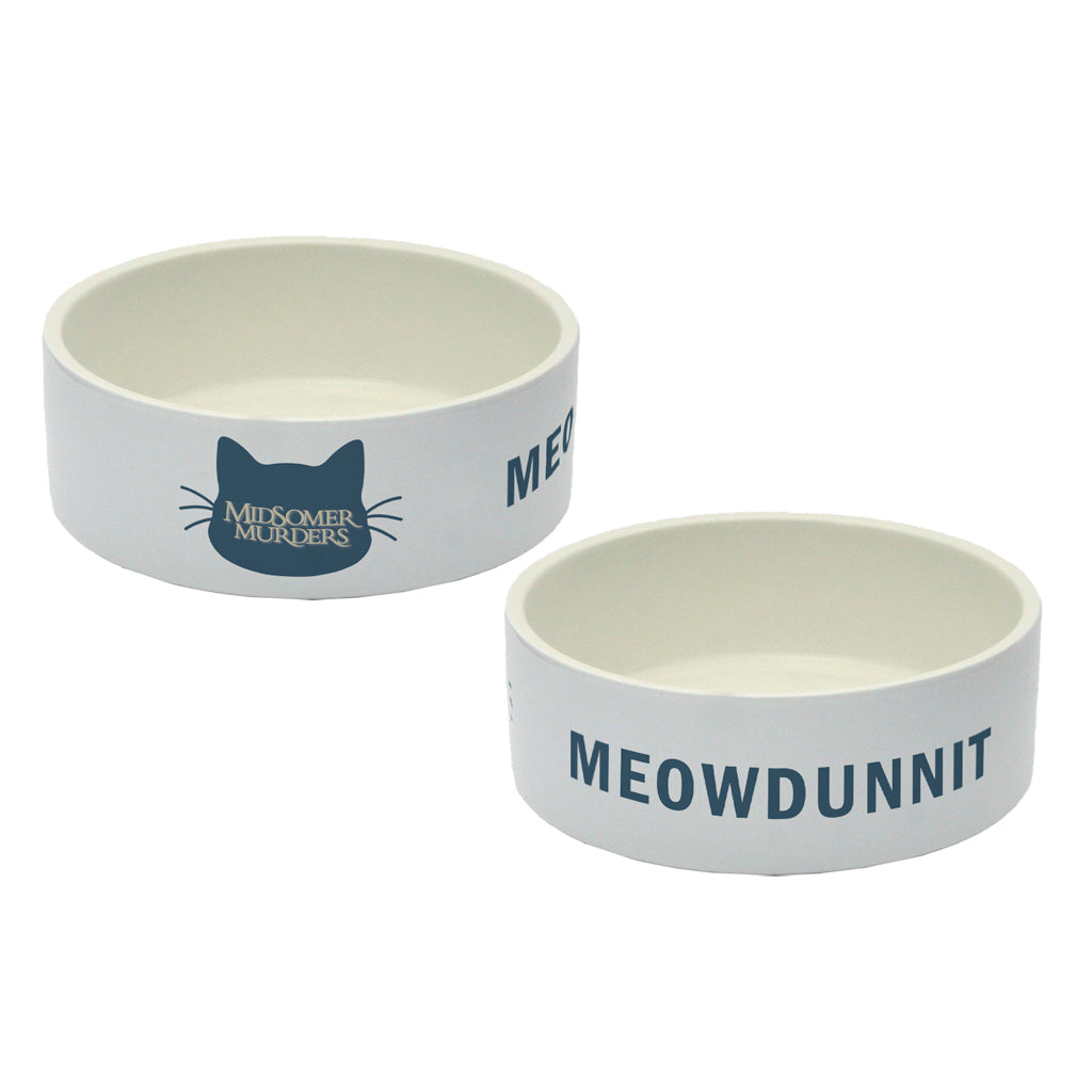 Meowdunnit – Ceramic Pet Bowl (15cm)