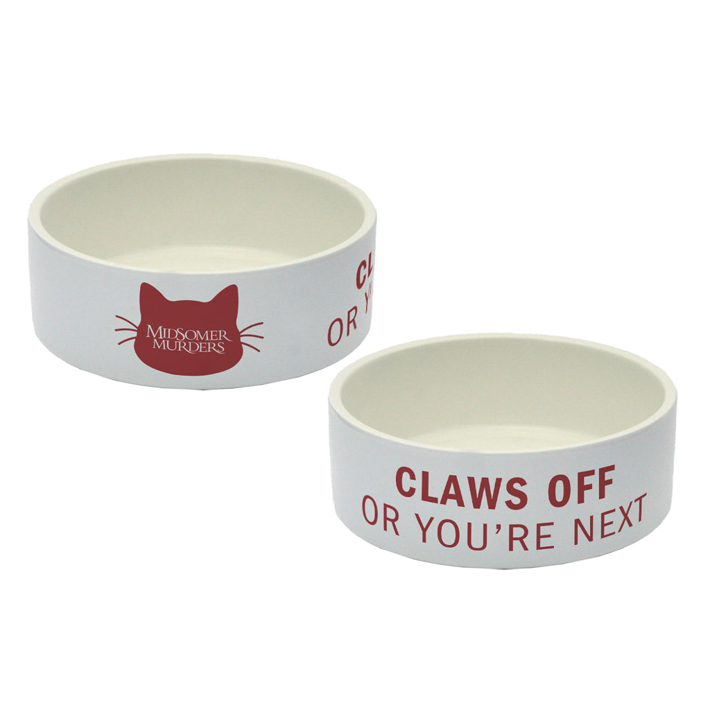 Claws Off – Ceramic Pet Bowl (15cm)