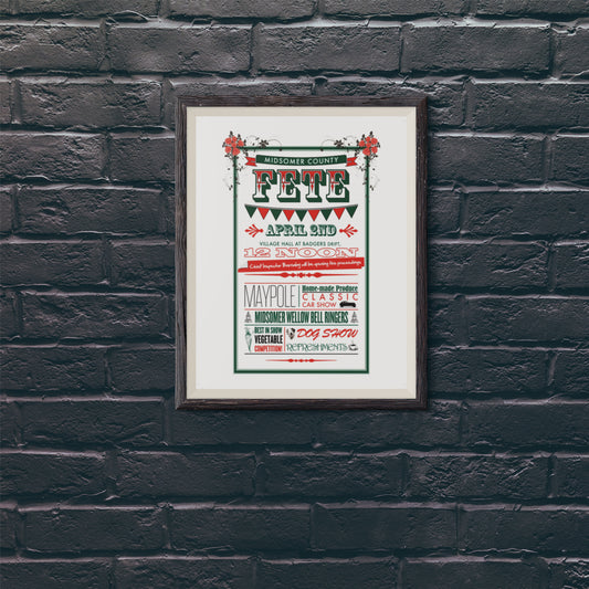 County Fete Art Print