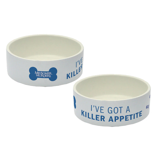 Killer Appetite – Ceramic Dog Bowl (18cm)