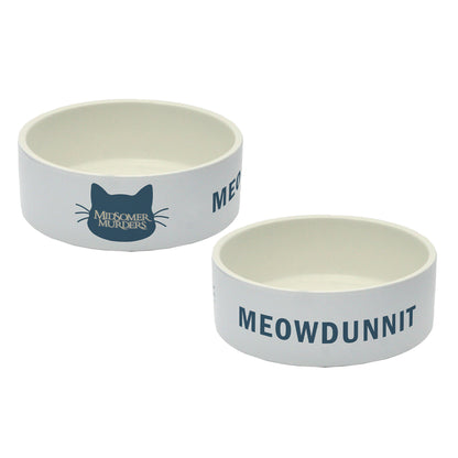 Meowdunnit – Ceramic Pet Bowl (15cm)