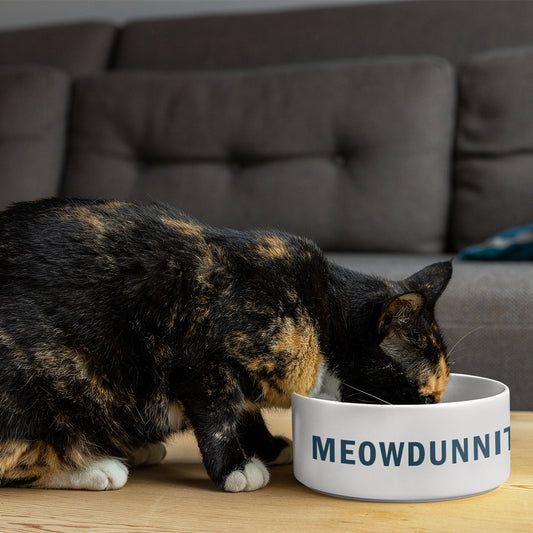 Meowdunnit – Ceramic Pet Bowl (15cm)
