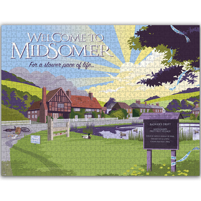 Official Midsomer Murders 'Welcome to Midsomer' 1000-Piece Jigsaw Puzzle
