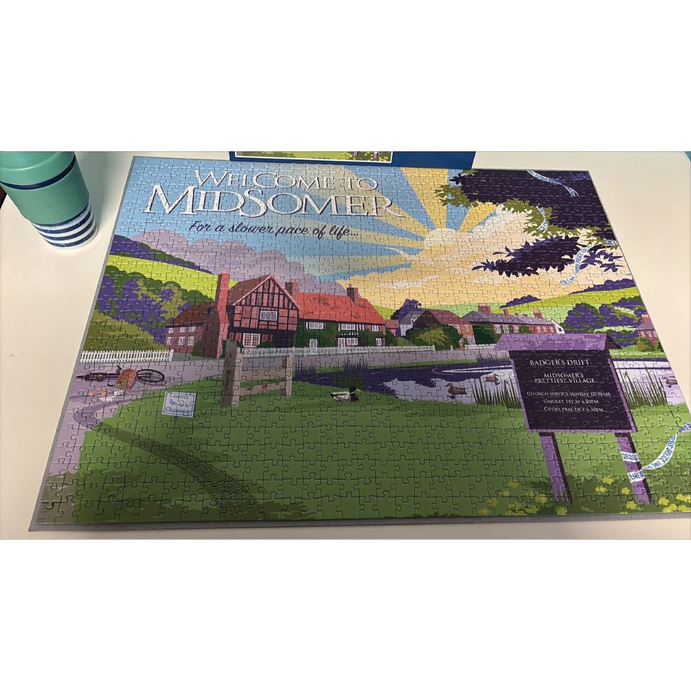 Official Midsomer Murders 'Welcome to Midsomer' 1000-Piece Jigsaw Puzzle