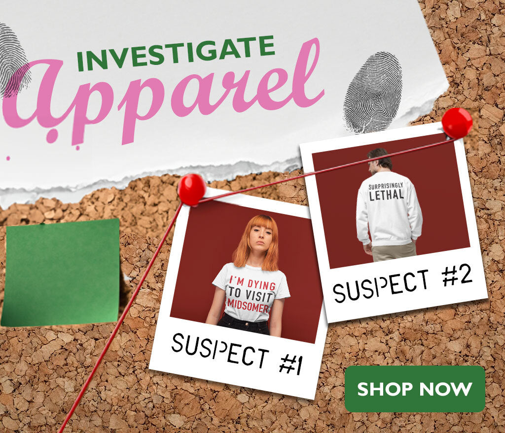 Midsomer Murders Official Shop - Apparel Collection - Gifts and more